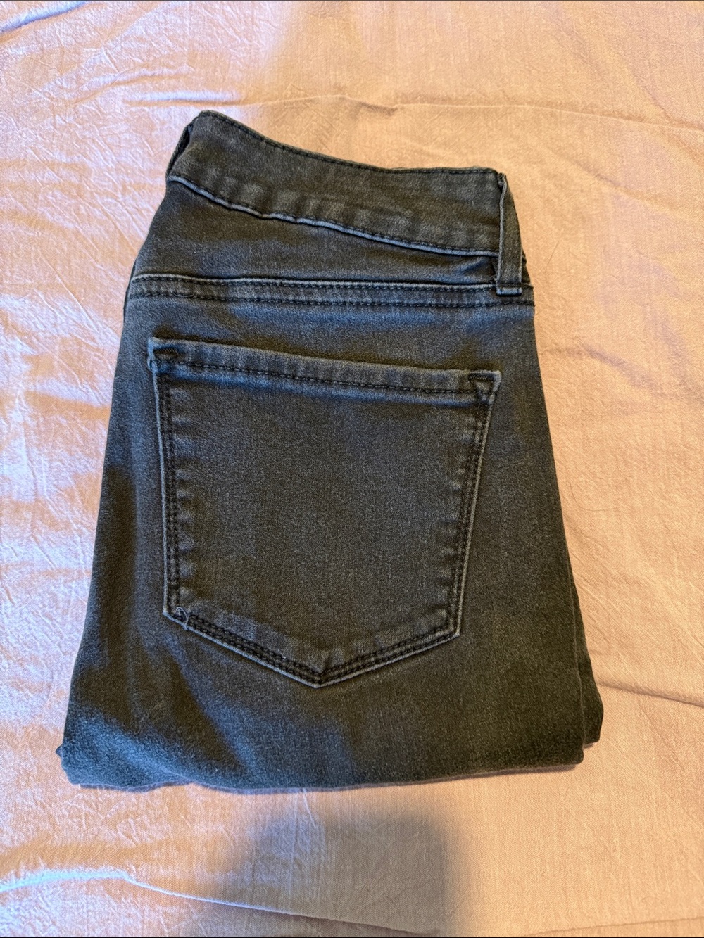 refuge Black Skinny Jeans with Classic Back Pocket - Picture 1 of 4